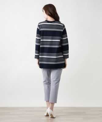 マルチボーダーカットソー【Ｌｅｉｌｉａｎ　ＷＨＩＴＥ　ＬＡＢＥＬ】