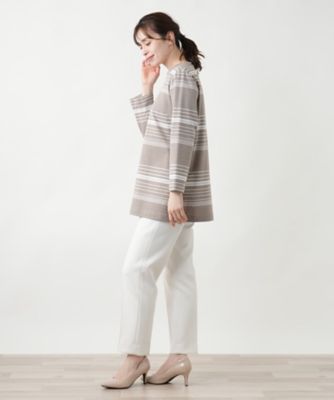マルチボーダーカットソー【Ｌｅｉｌｉａｎ　ＷＨＩＴＥ　ＬＡＢＥＬ】