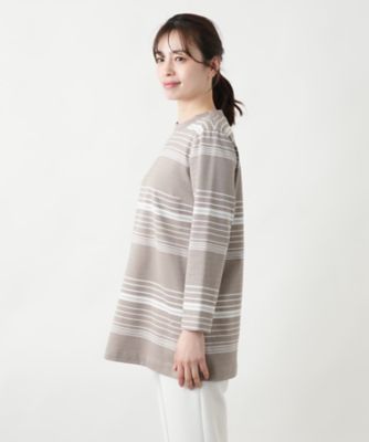 マルチボーダーカットソー【Ｌｅｉｌｉａｎ　ＷＨＩＴＥ　ＬＡＢＥＬ】