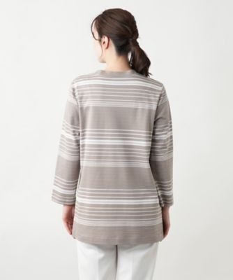 マルチボーダーカットソー【Ｌｅｉｌｉａｎ　ＷＨＩＴＥ　ＬＡＢＥＬ】