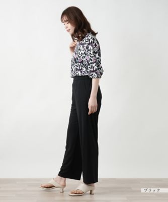 ストレートパンツ【Ｌｅｉｌｉａｎ　ＷＨＩＴＥ　ＬＡＢＥＬ】