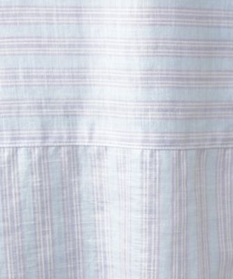 ボーダーオープンカラーブラウス【Ｌｅｉｌｉａｎ　ＷＨＩＴＥ　ＬＡＢＥＬ】