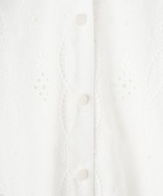 カットワーク刺繍ブラウス【Ｌｅｉｌｉａｎ　ＷＨＩＴＥ　ＬＡＢＥＬ】