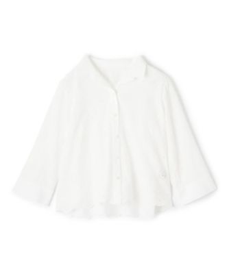 ＜Leilian (Women)＞カットワーク刺繍ブラウス【Ｌｅｉｌｉａｎ　ＷＨＩＴＥ　ＬＡＢＥＬ】