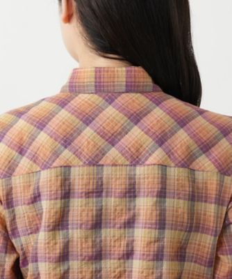 チェックブラウス【Ｌｅｉｌｉａｎ　ＷＨＩＴＥ　ＬＡＢＥＬ】