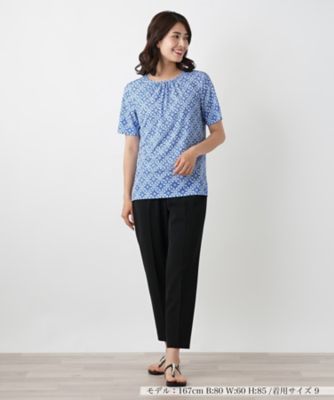 未使用☆レリアン ROCHAS 幾何学フリルトップス 未使用☆レリアン ROCHAS 幾何学フリルトップス - メルカリ