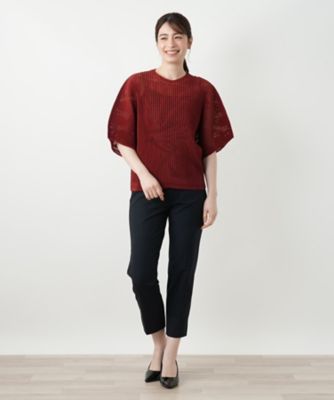 専用【新品だけど難アリ】レリアンのパンツ ストレートストレッチパンツ | Leilian (Women)/レリアン | 三越