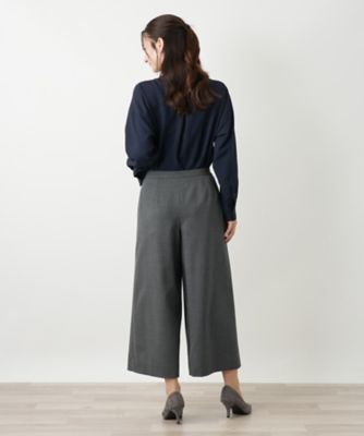 タグ付き美品　レリアンネイビー11号　　　ウォッシャブルプリーツワイドパンツ レリアン パンツ 通販 | 三越伊勢丹オンラインストア・通販【公式】