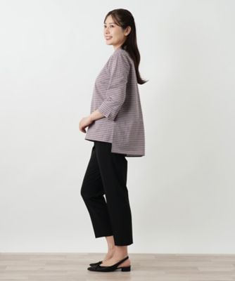 マルチボーダーブラウス【Ｌｅｉｌｉａｎ　ＷＨＩＴＥ　ＬＡＢＥＬ】
