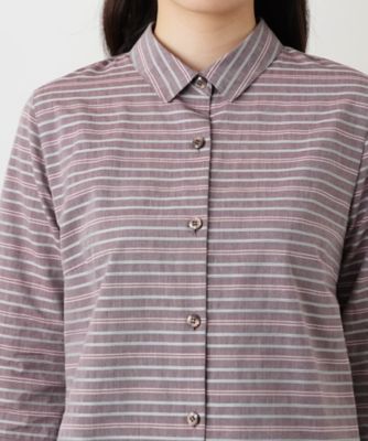 マルチボーダーブラウス【Ｌｅｉｌｉａｎ　ＷＨＩＴＥ　ＬＡＢＥＬ】