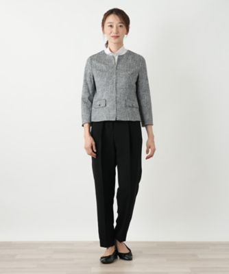 ラメノーカラージャケット | BOURGE (Women)/ブールジュ | 三越