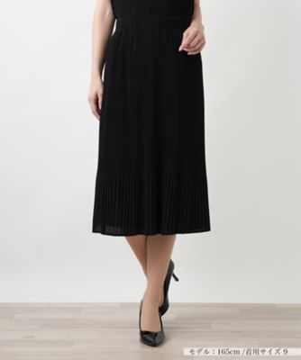 ＜Leilian (Women)＞プリーツミディスカート
