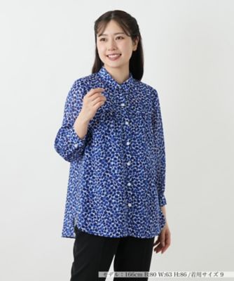＜Leilian (Women)＞小花柄プリントブラウス【Ｌｅｉｌｉａｎ　ＷＨＩＴＥ　ＬＡＢＥＬ】