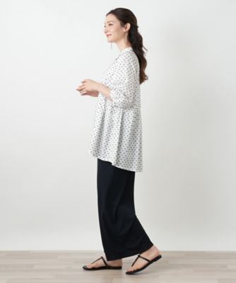 スタンドカラーブラウス【Ｌｅｉｌｉａｎ　ＷＨＩＴＥ　ＬＡＢＥＬ】