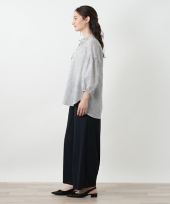プリントブラウス【Ｌｅｉｌｉａｎ　ＷＨＩＴＥ　ＬＡＢＥＬ】