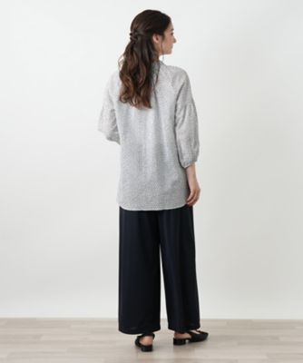 プリントブラウス【Ｌｅｉｌｉａｎ　ＷＨＩＴＥ　ＬＡＢＥＬ】