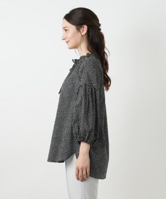 プリントブラウス【Ｌｅｉｌｉａｎ　ＷＨＩＴＥ　ＬＡＢＥＬ】