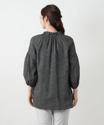 プリントブラウス【Ｌｅｉｌｉａｎ　ＷＨＩＴＥ　ＬＡＢＥＬ】