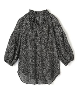 プリントブラウス【Ｌｅｉｌｉａｎ　ＷＨＩＴＥ　ＬＡＢＥＬ】