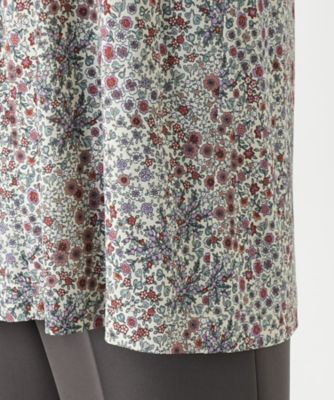 ■美品 Leilian G.BINDA 花柄 コンビプルオーバーカットソー □美品 Leilian G.BINDA 花柄 コンビプルオーバーカットソー