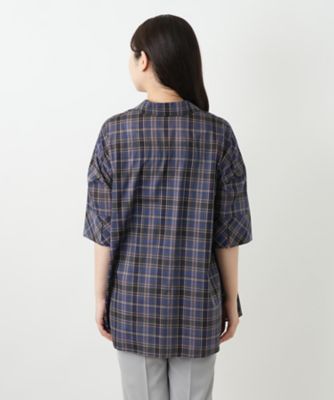 チェックブラウス【Ｌｅｉｌｉａｎ　ＷＨＩＴＥ　ＬＡＢＥＬ】