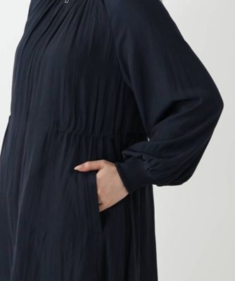 ノーカラーロングブルゾン | Leilian (Women)/レリアン | 三越伊勢丹