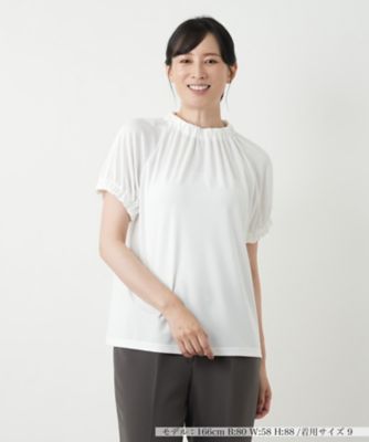 レリアン⭐︎ギャザーが素敵なブラウス ギャザーブラウス | Leilian (Women)/レリアン | 三越伊勢丹