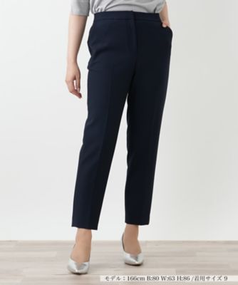 【未使用】レリアン　クロップドパンツ　11号 クロップドパンツ【Leilian WHITE LABEL】|レリアン プラス