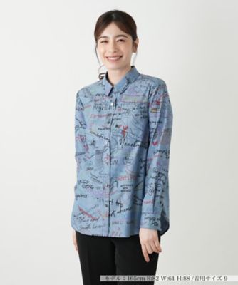 ＜Leilian (Women)＞プリントブラウス