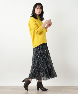 プリントフレアスカート | Leilian (Women)/レリアン | 三越伊勢丹