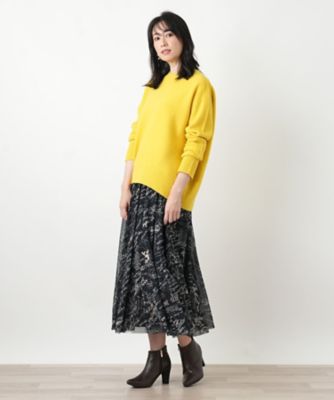 ＜Leilian (Women)＞プリントフレアスカート