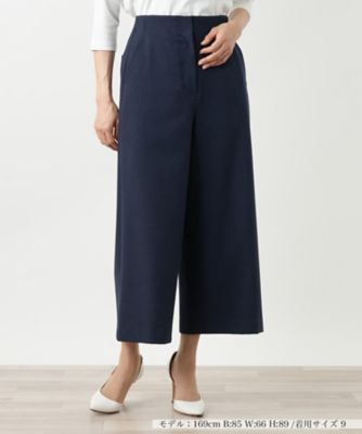 ＜Leilian (Women)＞ロゴプレートワイドパンツ