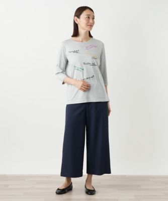 Laurencin、LE GAVALIER、海外版超希少レゾネ、新品額付 刺繍クルーネックカットソー | Leilian (Women)/レリアン | 三越
