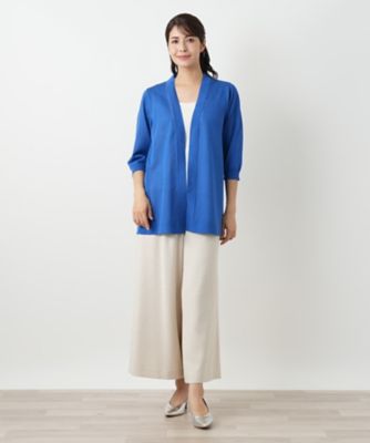 極美品▲2023▲レリアン Leilian/パール調ボタンカーディガン▲13＋ 極美品△2023△レリアン Leilian/パール調ボタンカーディガン△13＋