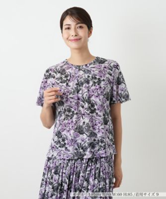 ＜Leilian (Women)＞プリントブラウス