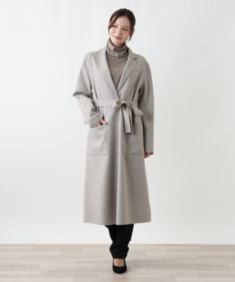 リバーシブルロングコート【LORO PIANA】 | Leilian (Women