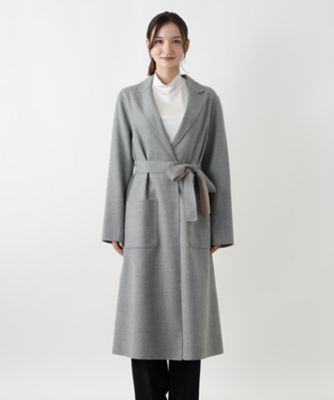 リバーシブルロングコート【LORO PIANA】 | Leilian (Women