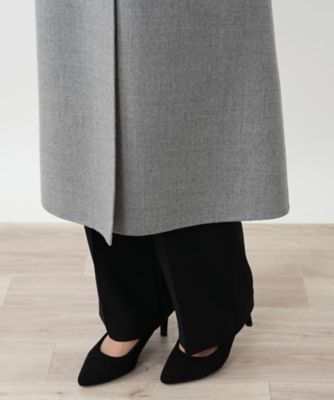 リバーシブルロングコート【LORO PIANA】 | Leilian (Women
