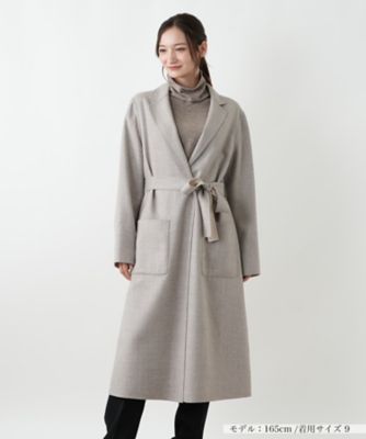 リバーシブルロングコート【LORO PIANA】 | Leilian (Women