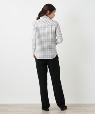 チェックブラウス【Leilian WHITE LABEL】 | Leilian