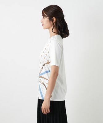 美品レリアントップス♡現行モデル半袖カットソー変形デザイン大きいサイズ13号LL 美品レリアントップス♡現行モデル半袖カットソー変形デザイン