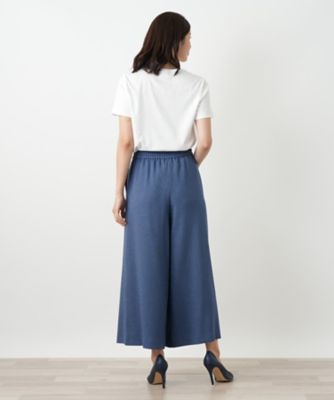レリアン シルク入りパンツ イタリア製生地 ワイドパンツ | Leilian (Women)/レリアン | 三越伊勢丹
