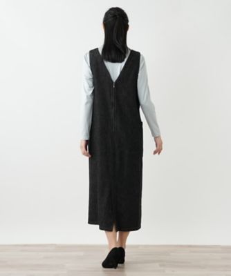 ブラックデニムジャンパースカート【L JEANS】 | Leilian (Women