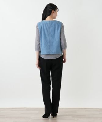 leilian - レリアンデニムベスト17号 デニムベスト【L JEANS】 | Leilian (Women)/レリアン | 三越