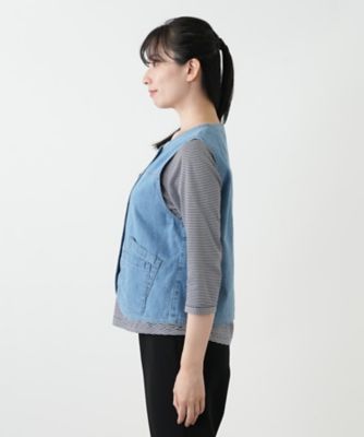 デニムベスト【L JEANS】 | Leilian (Women)/レリアン | 三越