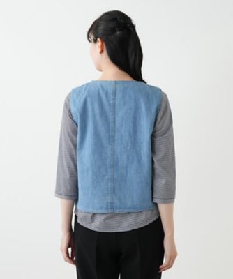 デニムベスト【L JEANS】 | Leilian (Women)/レリアン | 三越