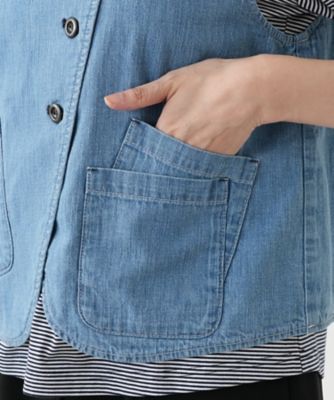 デニムベスト【L JEANS】 | Leilian (Women)/レリアン | 三越