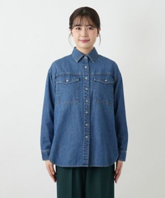 洗えるデニムブラウス【25年9月カタログ】 | Leilian (Women
