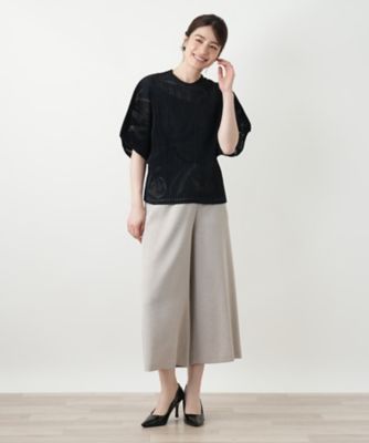 ワイドパンツ【Leilian WHITE LABEL