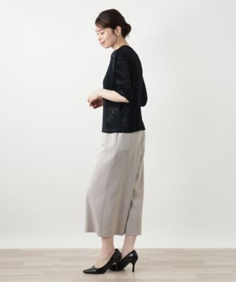 ワイドパンツ【Leilian WHITE LABEL